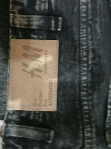 Stylish Washed Black Jeans