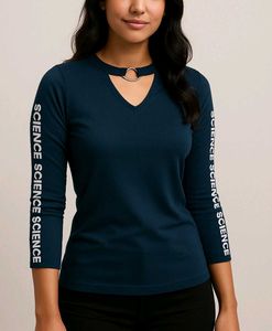 Blue full sleeve top