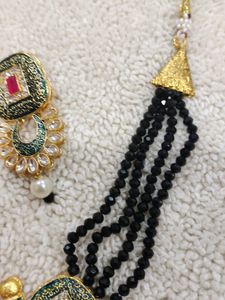 Meenakari necklace set