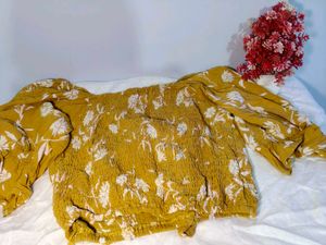 Stylish Off-Shoulder Floral Print Top