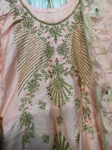 Embroidered Kurta Set with Dupatta