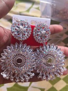 festive specal big round shape earrings