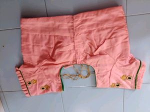 Lehnga Style Saree With Stitched Blouse