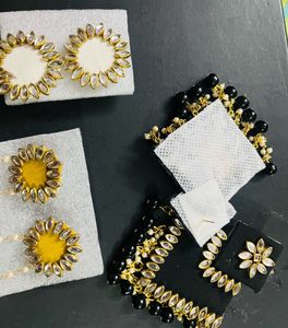 Hand Made Fancy Earrings 3 Combo