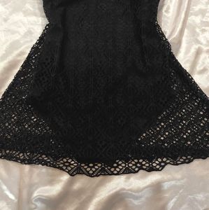 Elegant Black Net Swimsuit