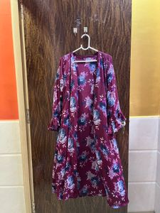 34 bust Floral Print shrug
