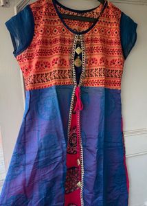 Vibrant Ethnic Maxi Dress