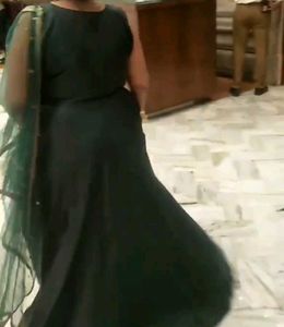 Elegant Green Embroidered Lehenga Choli