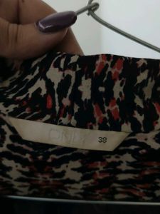 Abstract Print Blazer Jacket