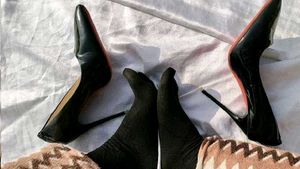 black socks