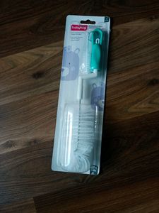 Babyhug Rotating Bottle cleaning Brush- green