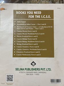 Concise Biology ICSE Class 9 Book