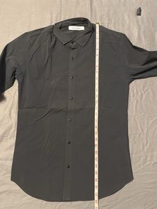 Grey Shirt  Long Sleeve Button-Down