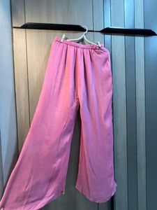 Floral pink top and palazzo Co-od Set