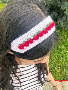 Crochet Strawberry 🍓 Headband