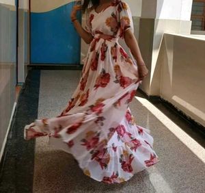 Flowy Floral Maxi Dress