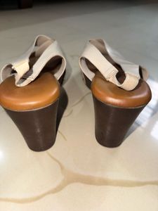 Stylish White Slingback Sandals
