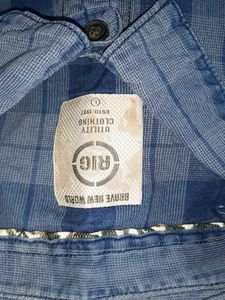 RIG Blue Plaid Men's Shirt