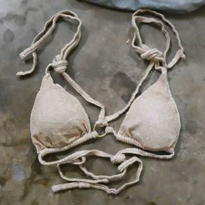 Sparkling Triangle Bikini Top