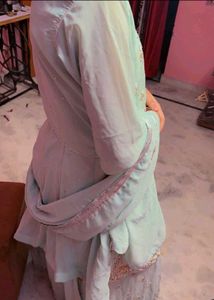 Beautiful Embroidered skirt short frock with dupat
