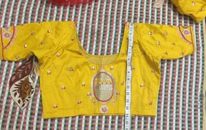 Vibrant Yellow &amp; Red Lehenga Choli Set