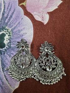 Oxidized Earing Set