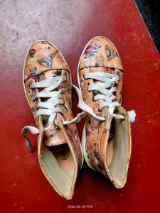 Parisian Dream High-Top Sneakers