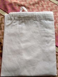 Classic White Cotton Kurta Set
