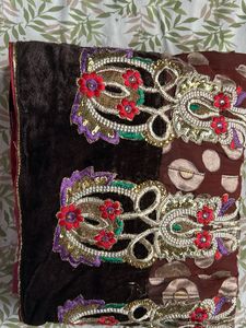 Embroidered Lehnga Saree