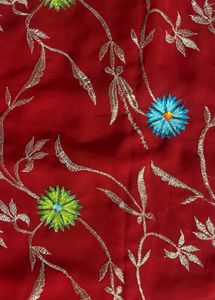 FESTIVE SPECIAL HEAVY RED SAREE