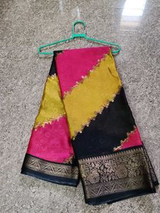 multi colour DOLA Saree