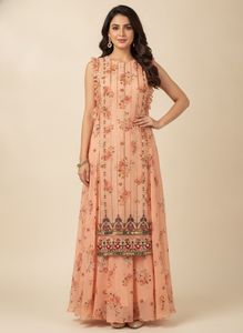 Beautiful Floral Print Maxi Dress