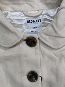 Classic Cream Old Navy Coat