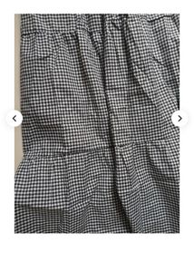 Gingham Tiered Maxi Skirt
