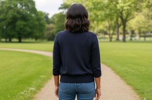 New Navy Blue Cardigan