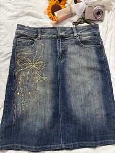 Vintage denim skirt❗️
