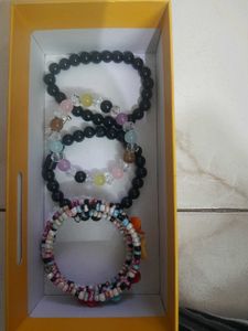 Set of 4 Beaded Bracelets