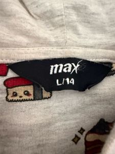 Cute Sushi Print Zip-Up Hoodie