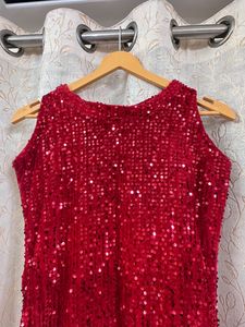 Women Sheath Red Dress