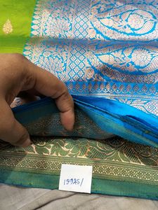 Pure Silk Kanjivaram Saree With Blouse Pis