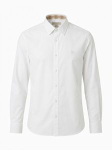 Burberry Men's White Classic Fit Shirt