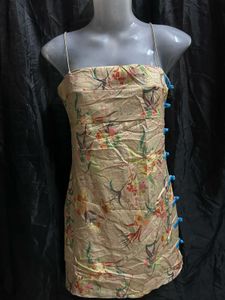 Floral Spaghetti Strap Mini Dress