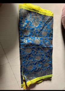 Vibrant Yellow Embroidered Kurta with Dupatta