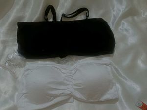 NEW Strapless Bra Set - Black &amp; White
