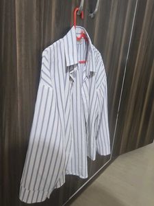 Chic Striped Button-Up Shirt