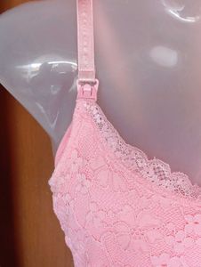 Pink Lace Maternity Cami