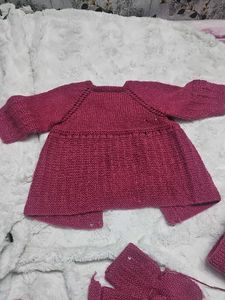 Handmade Knitted Baby Outfit Set