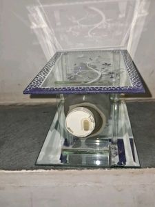 Decorative Glass Lantern with Floral Design💙