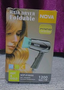 Nova Hair Dryer Hot &amp; Cold New With Box .