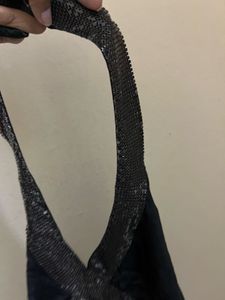 y2k baddie sequin halter neck top